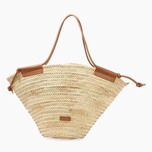 Altuzarra
Large Leather-Trimmed Basket Tote Bag
Natural